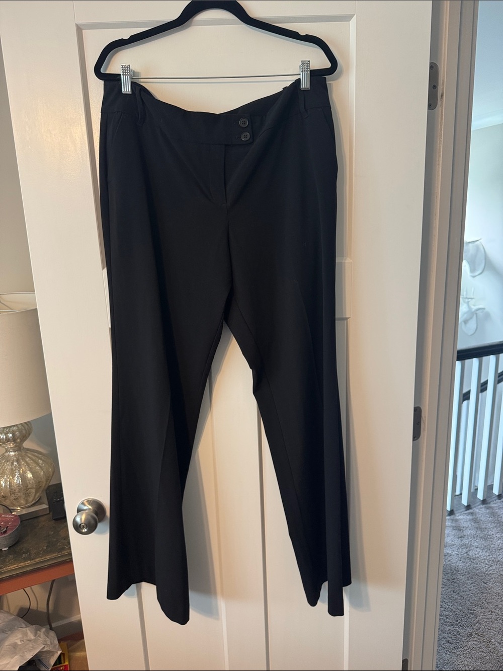 New York & Company Black Wide Leg Dress Pants